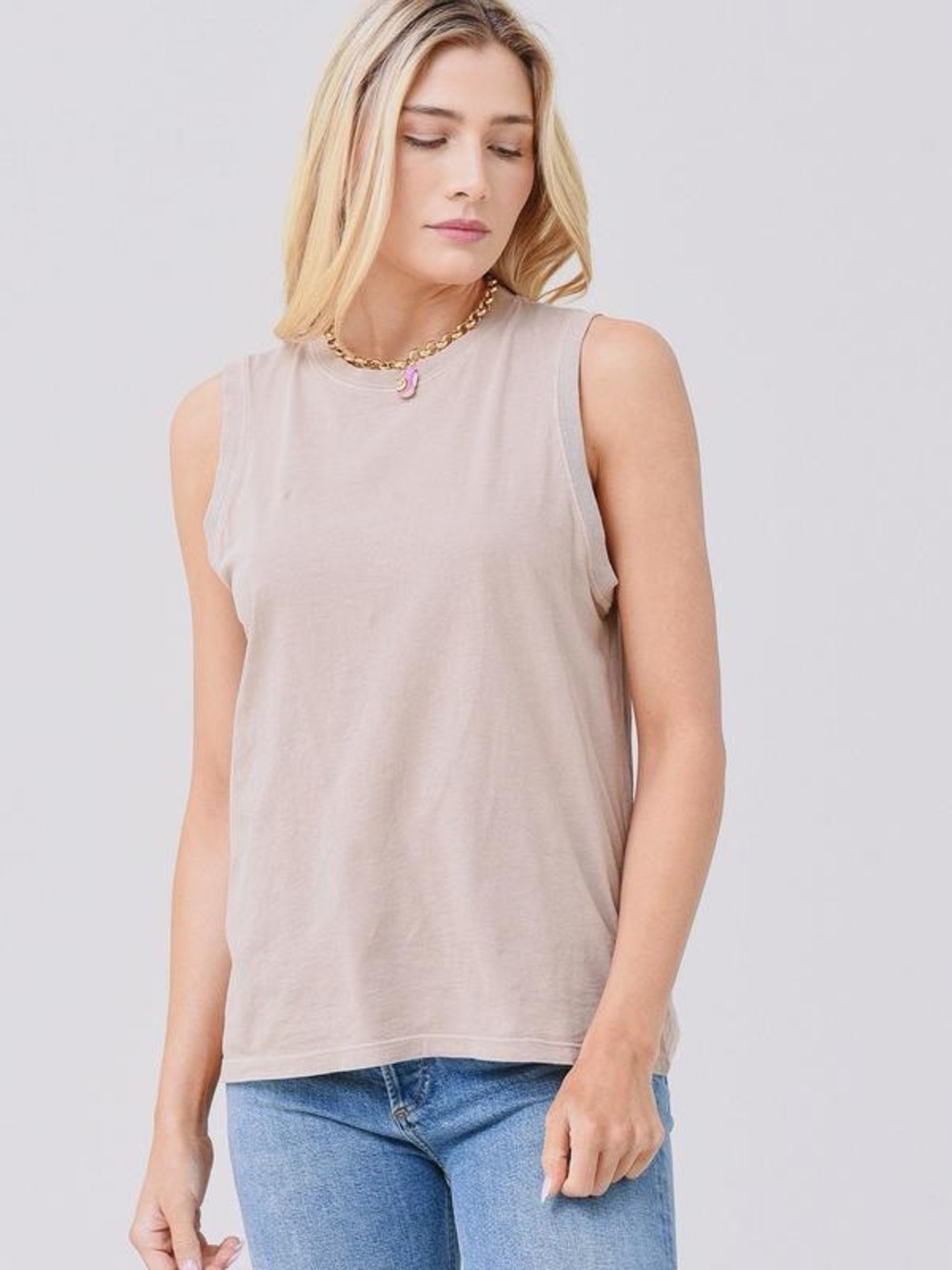 Agolde Amara Muscle Tee - Foundation